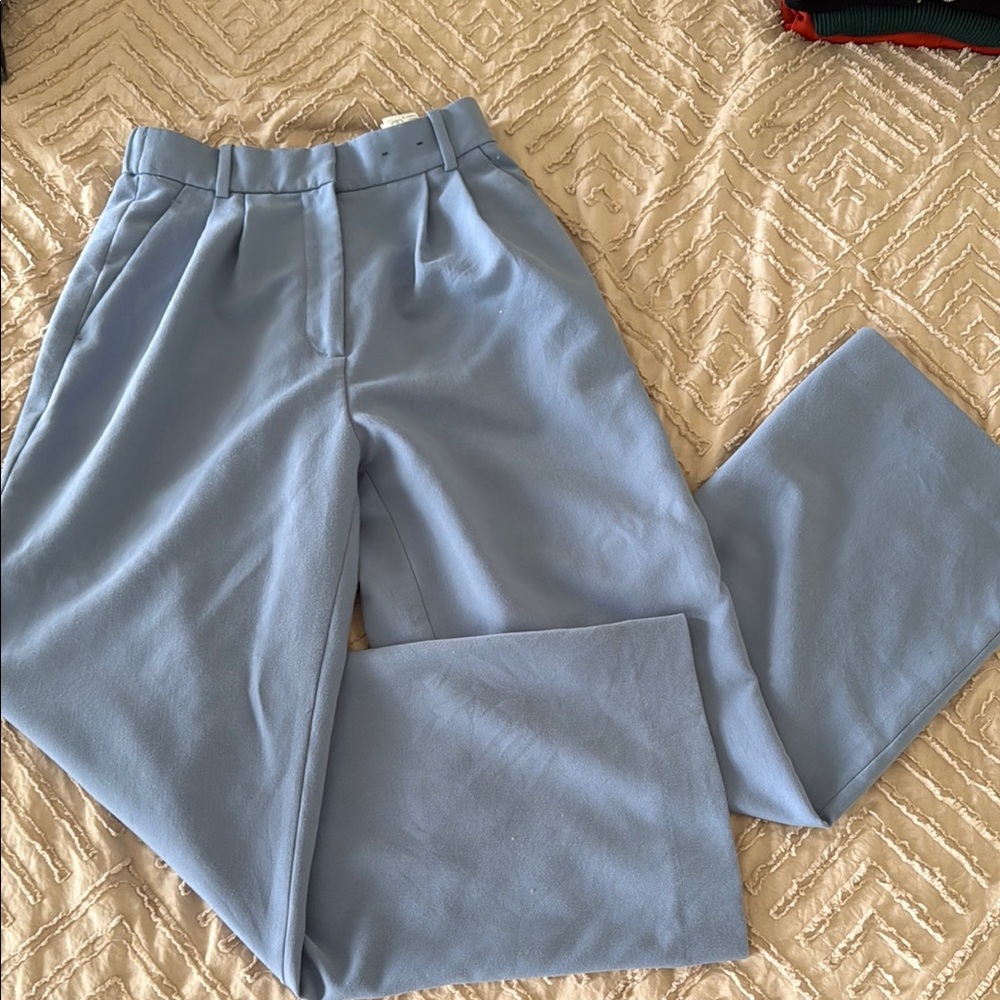 Abercrombie & Fitch Blue Dress Jumpsuit Relaxed Fit